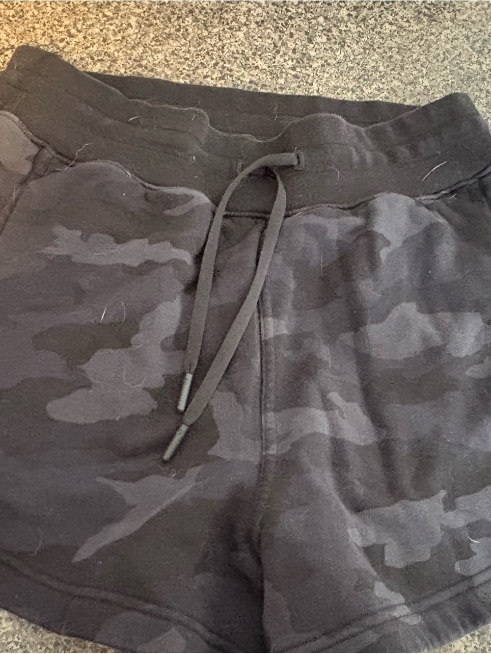 lululemon athletica Black Camouflage Athletic Shorts